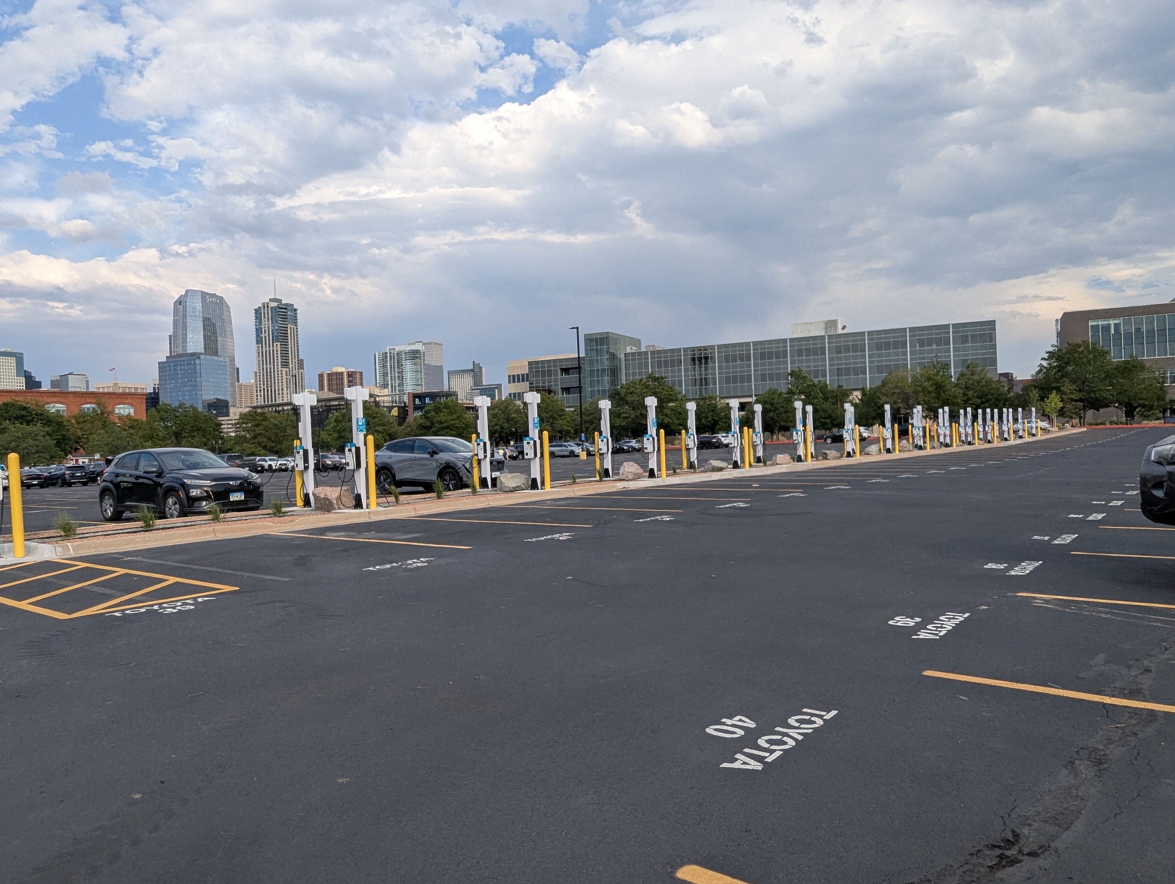 charging stations, Denver, Colorado, Ball Arena